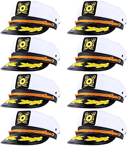 Amazon.com: Olgaa 12 Pack Captain Hats Men Women Adjustable Sailor